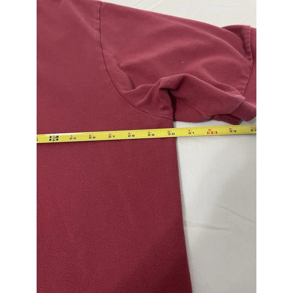 Polo Ralph Lauren Polo Mens Shirt 4XLT Red Short Sleeve‎ Collared Blue Pony